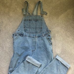 Vintage Manager Denim Overalls, light wash